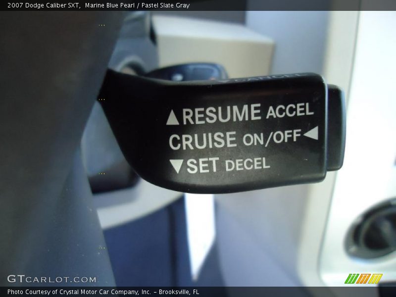 Marine Blue Pearl / Pastel Slate Gray 2007 Dodge Caliber SXT