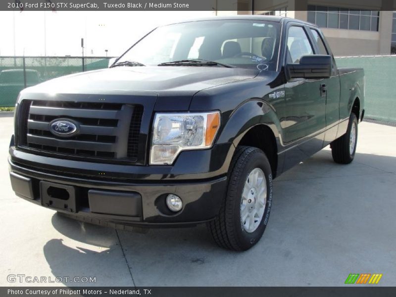 Tuxedo Black / Medium Stone 2010 Ford F150 STX SuperCab