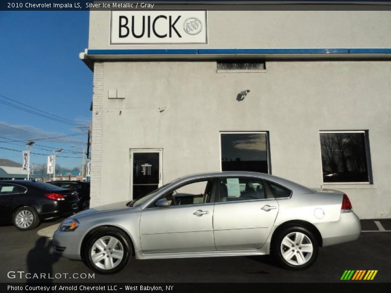 Silver Ice Metallic / Gray 2010 Chevrolet Impala LS
