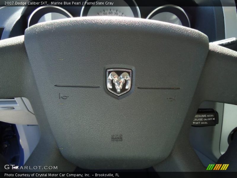 Marine Blue Pearl / Pastel Slate Gray 2007 Dodge Caliber SXT