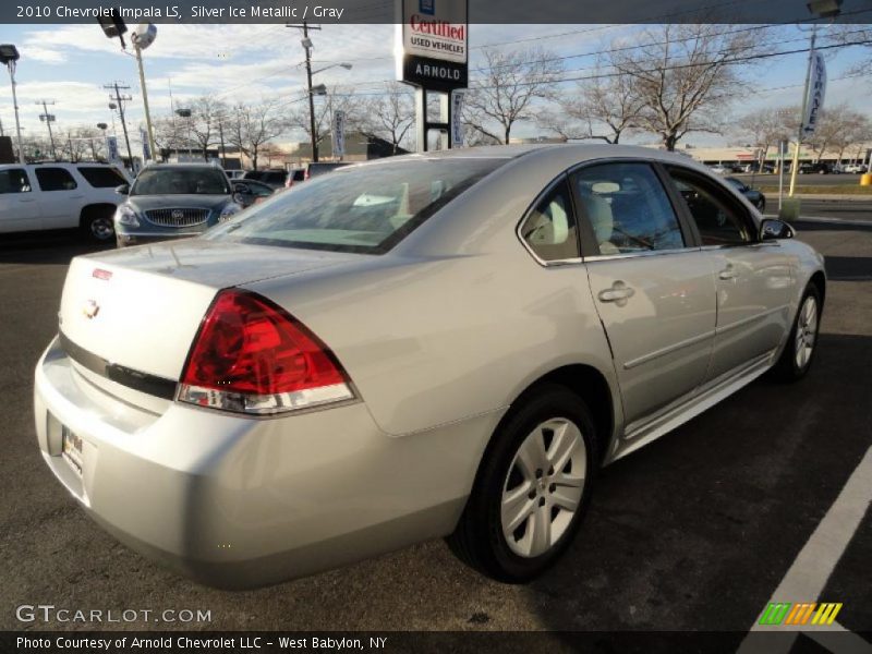Silver Ice Metallic / Gray 2010 Chevrolet Impala LS