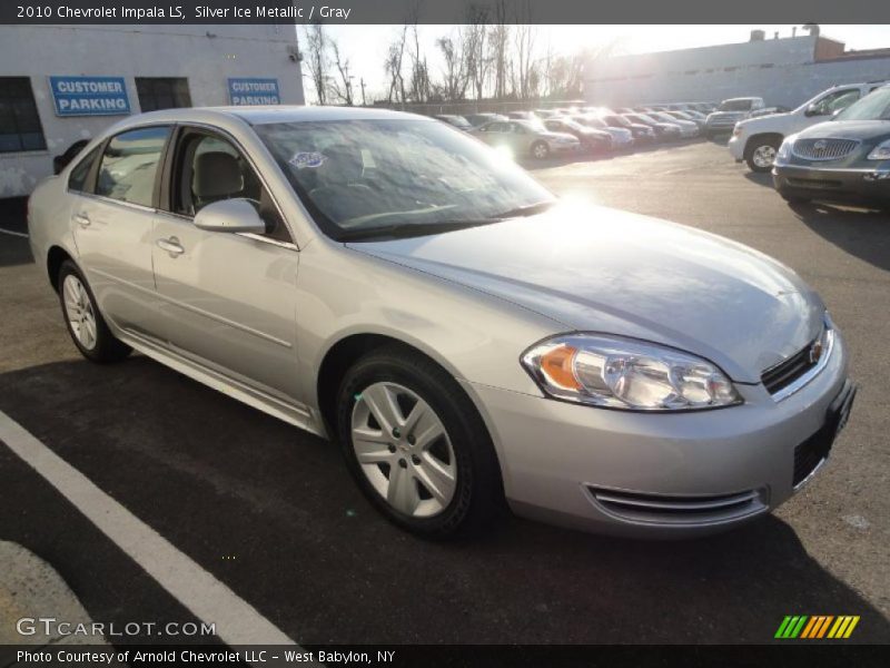 Silver Ice Metallic / Gray 2010 Chevrolet Impala LS
