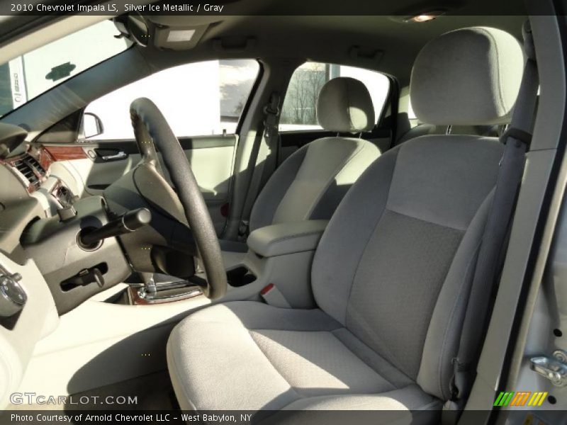 Silver Ice Metallic / Gray 2010 Chevrolet Impala LS
