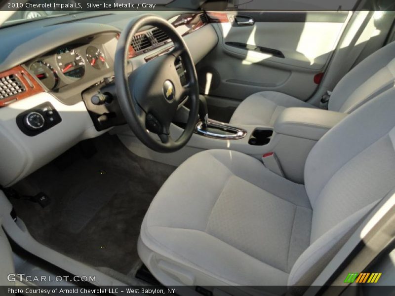 Silver Ice Metallic / Gray 2010 Chevrolet Impala LS