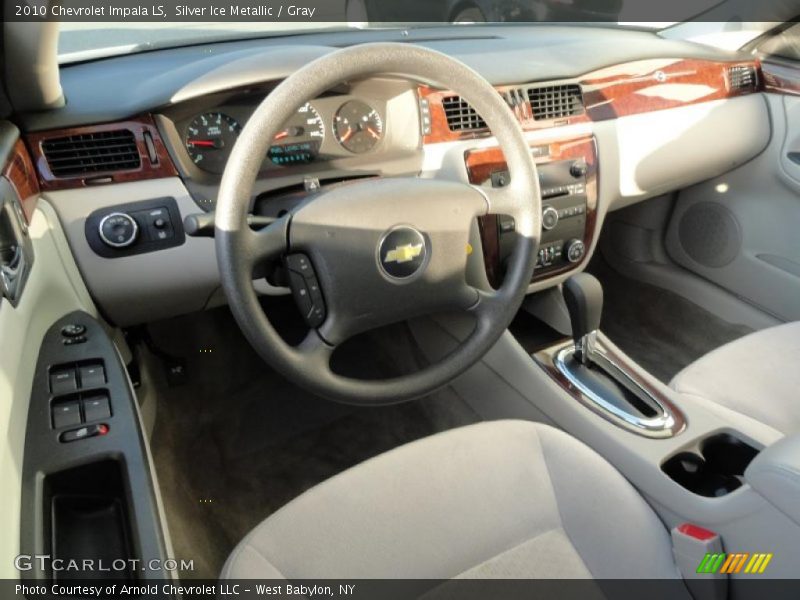 Silver Ice Metallic / Gray 2010 Chevrolet Impala LS