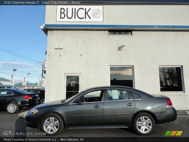 Cyber Gray Metallic / Ebony 2010 Chevrolet Impala LT