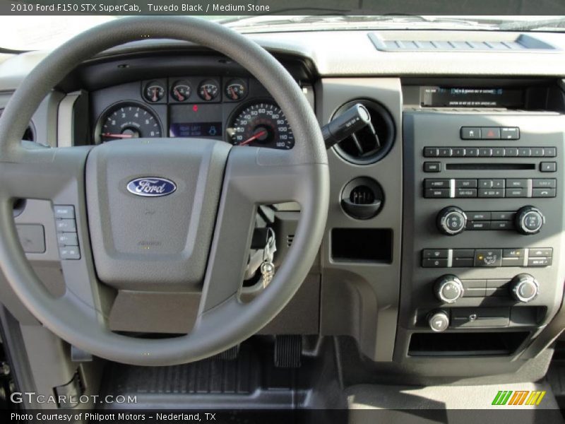 Tuxedo Black / Medium Stone 2010 Ford F150 STX SuperCab