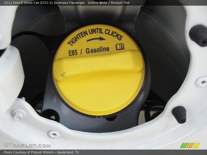 Oxford White / Medium Flint 2011 Ford E Series Van E350 XL Extended Passenger