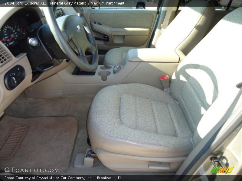 Mineral Grey Metallic / Medium Parchment 2004 Ford Explorer XLS