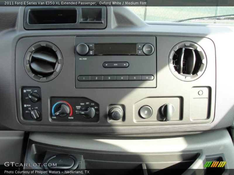 Controls of 2011 E Series Van E350 XL Extended Passenger