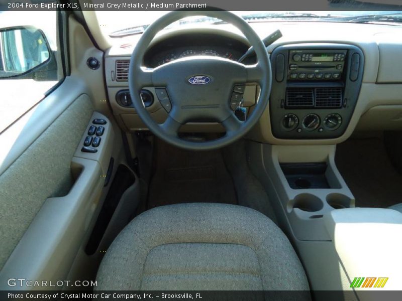 Mineral Grey Metallic / Medium Parchment 2004 Ford Explorer XLS