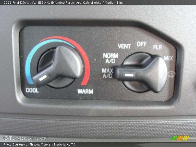 Oxford White / Medium Flint 2011 Ford E Series Van E350 XL Extended Passenger