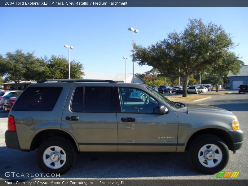 Mineral Grey Metallic / Medium Parchment 2004 Ford Explorer XLS
