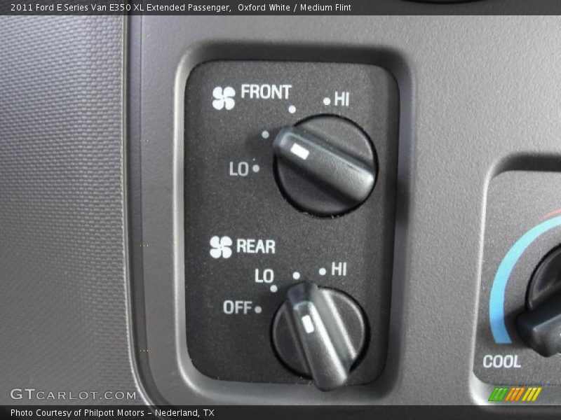 Oxford White / Medium Flint 2011 Ford E Series Van E350 XL Extended Passenger