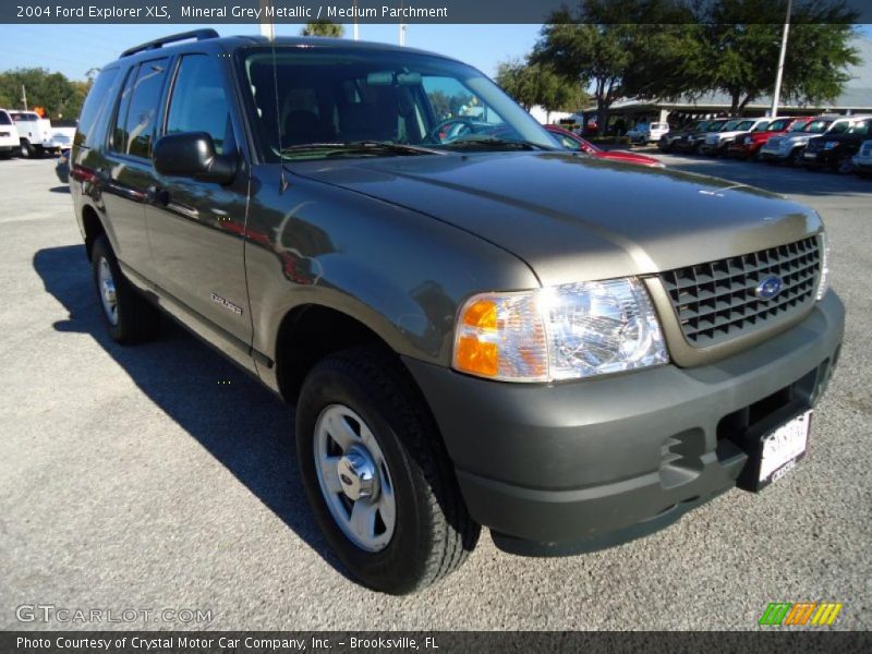 Mineral Grey Metallic / Medium Parchment 2004 Ford Explorer XLS