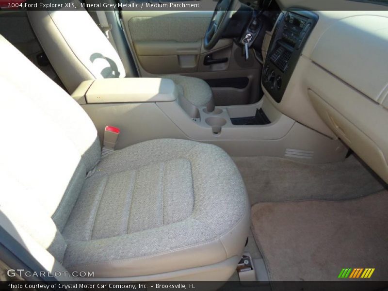 Mineral Grey Metallic / Medium Parchment 2004 Ford Explorer XLS