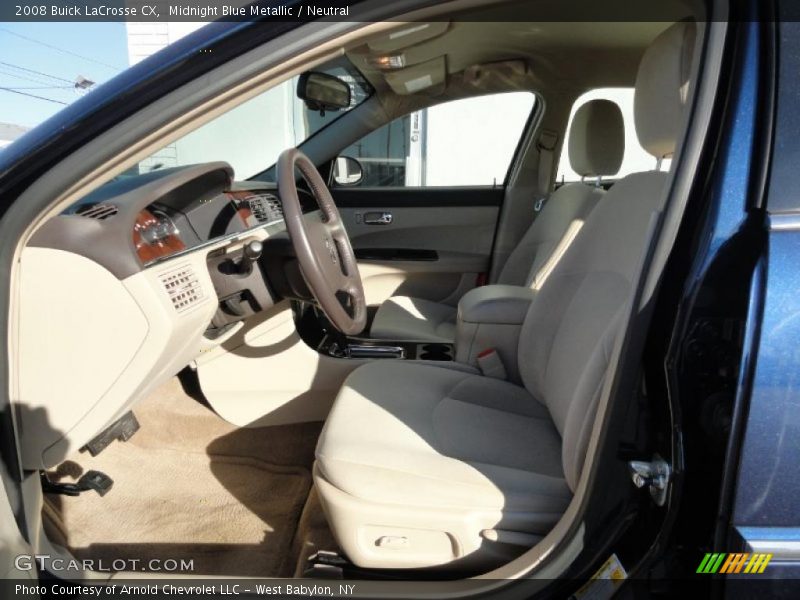 Midnight Blue Metallic / Neutral 2008 Buick LaCrosse CX