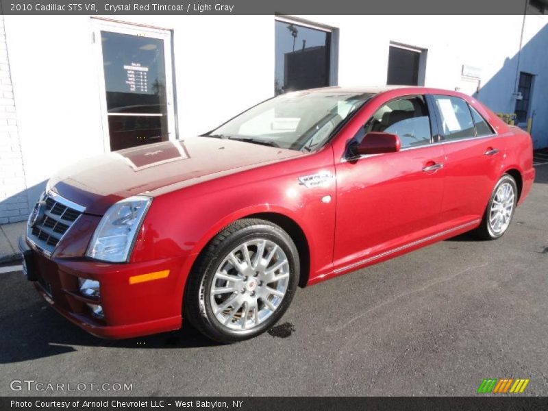 Crystal Red Tintcoat / Light Gray 2010 Cadillac STS V8