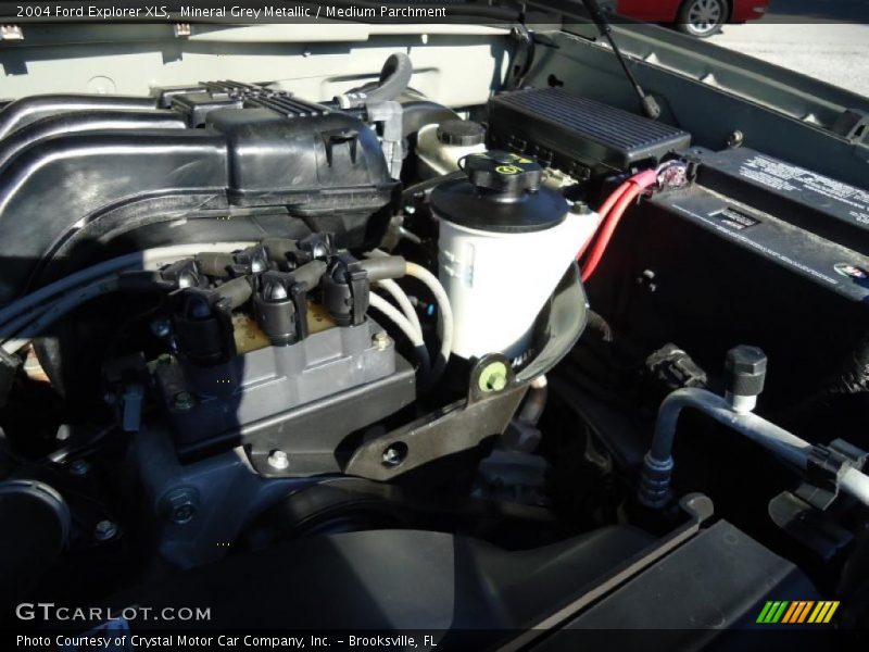 Mineral Grey Metallic / Medium Parchment 2004 Ford Explorer XLS