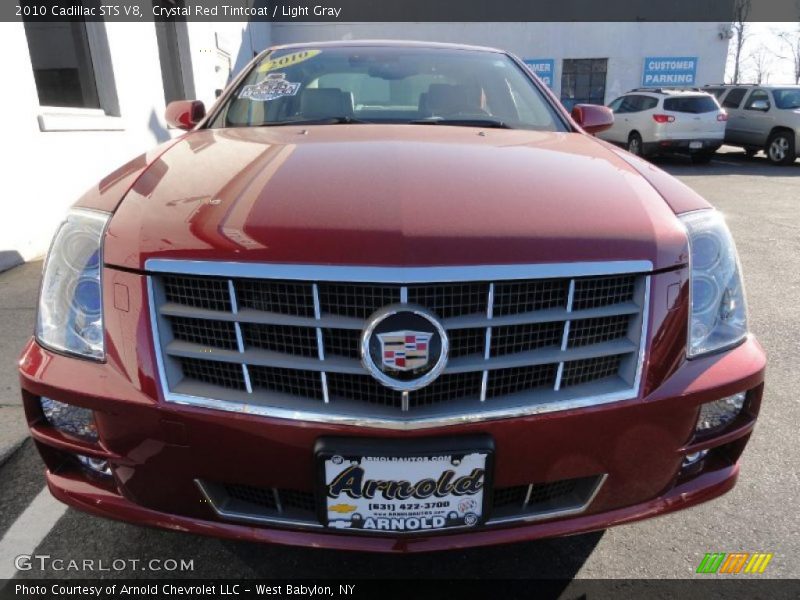 Crystal Red Tintcoat / Light Gray 2010 Cadillac STS V8