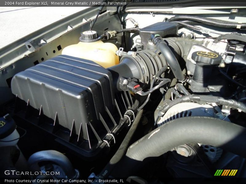 Mineral Grey Metallic / Medium Parchment 2004 Ford Explorer XLS