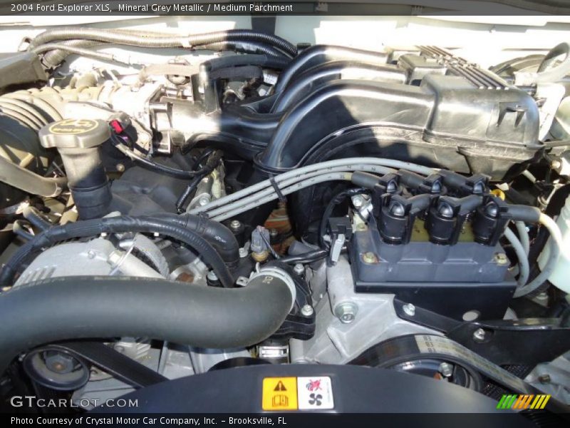 Mineral Grey Metallic / Medium Parchment 2004 Ford Explorer XLS
