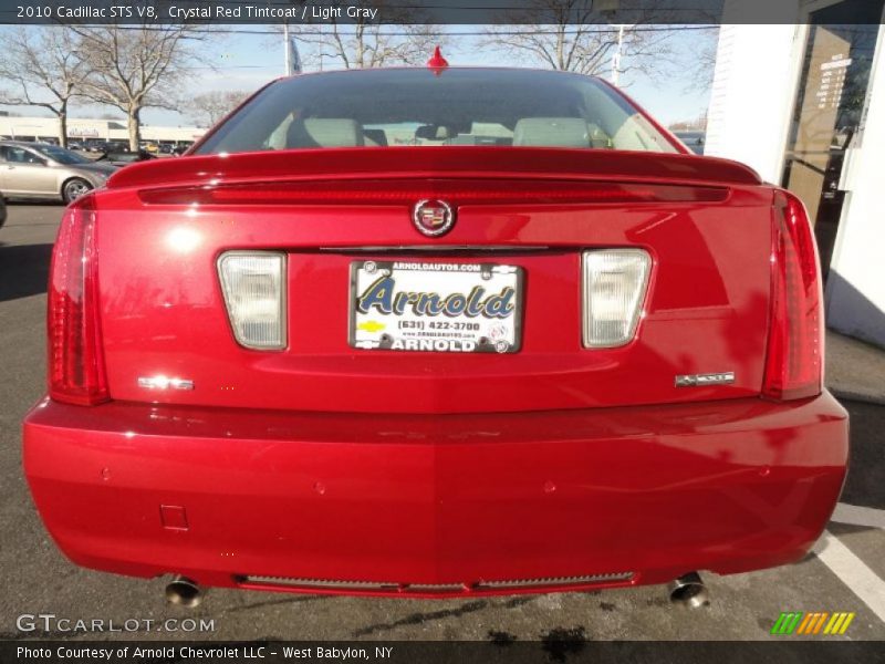 Crystal Red Tintcoat / Light Gray 2010 Cadillac STS V8