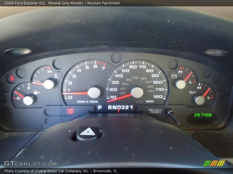 Mineral Grey Metallic / Medium Parchment 2004 Ford Explorer XLS