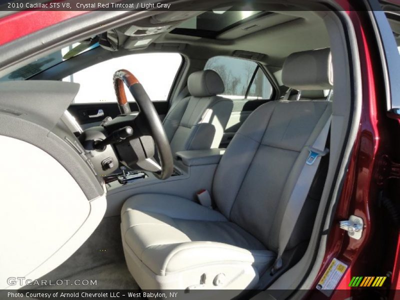 Crystal Red Tintcoat / Light Gray 2010 Cadillac STS V8