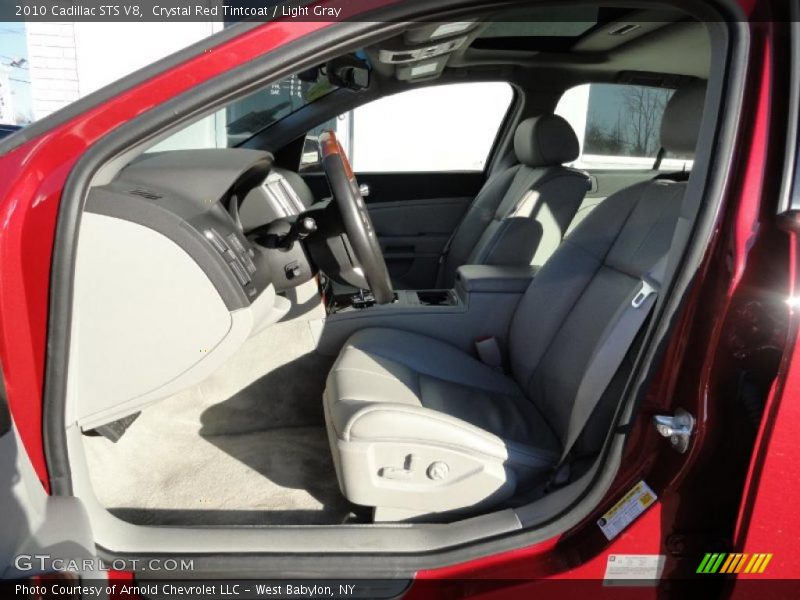 Crystal Red Tintcoat / Light Gray 2010 Cadillac STS V8