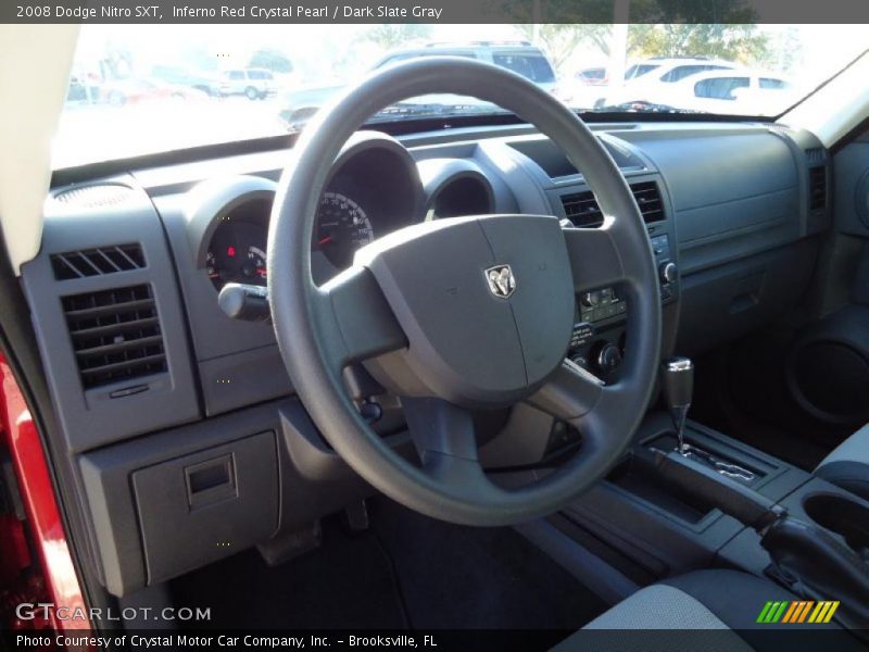 Inferno Red Crystal Pearl / Dark Slate Gray 2008 Dodge Nitro SXT