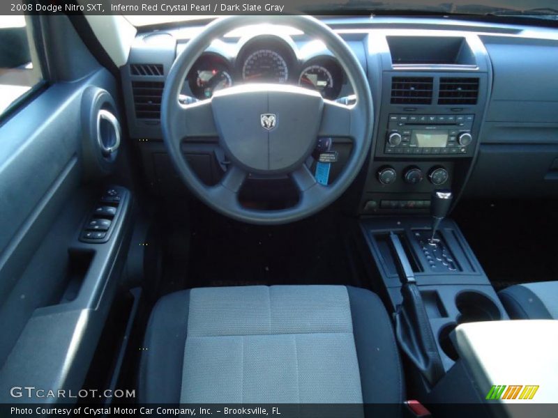 Inferno Red Crystal Pearl / Dark Slate Gray 2008 Dodge Nitro SXT
