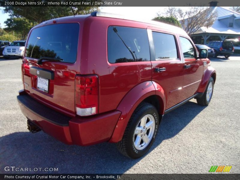 Inferno Red Crystal Pearl / Dark Slate Gray 2008 Dodge Nitro SXT
