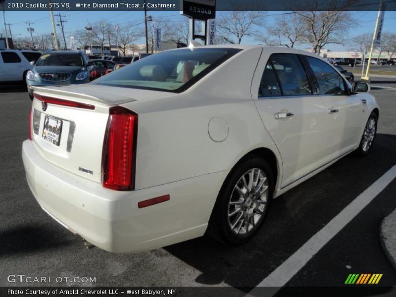 White Diamond Tricoat / Cashmere 2010 Cadillac STS V8