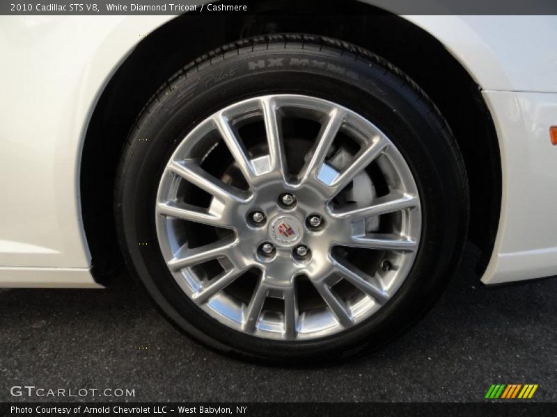 White Diamond Tricoat / Cashmere 2010 Cadillac STS V8