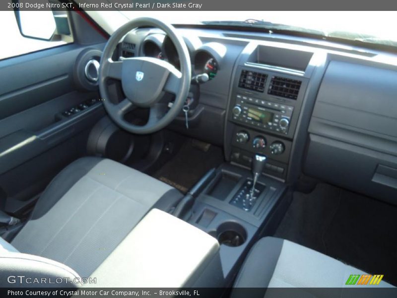 Inferno Red Crystal Pearl / Dark Slate Gray 2008 Dodge Nitro SXT
