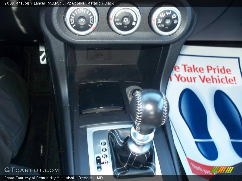  2009 Lancer RALLIART 6 Speed Twin Clutch Sportronic Shifter