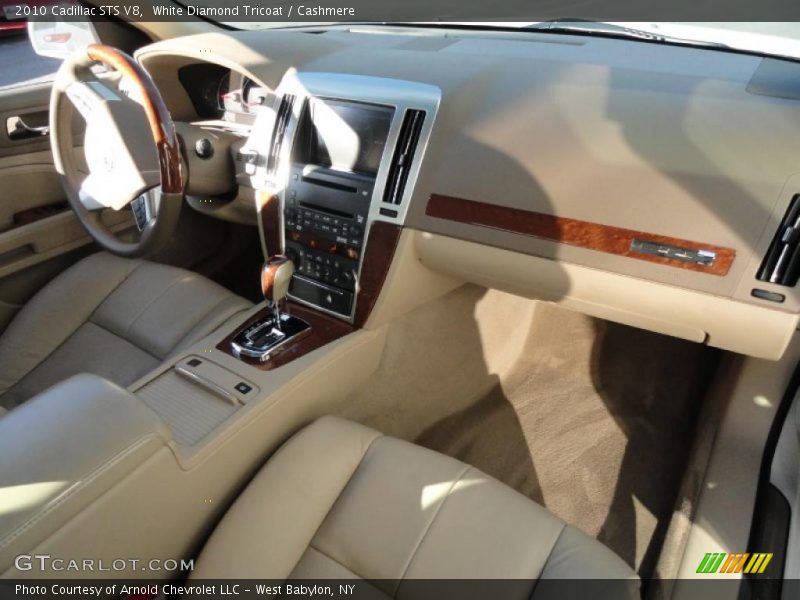 White Diamond Tricoat / Cashmere 2010 Cadillac STS V8