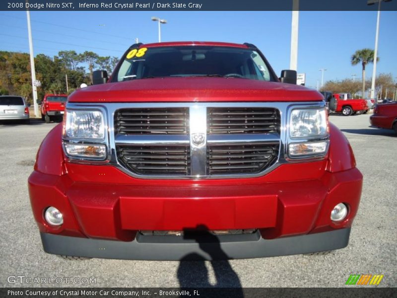 Inferno Red Crystal Pearl / Dark Slate Gray 2008 Dodge Nitro SXT