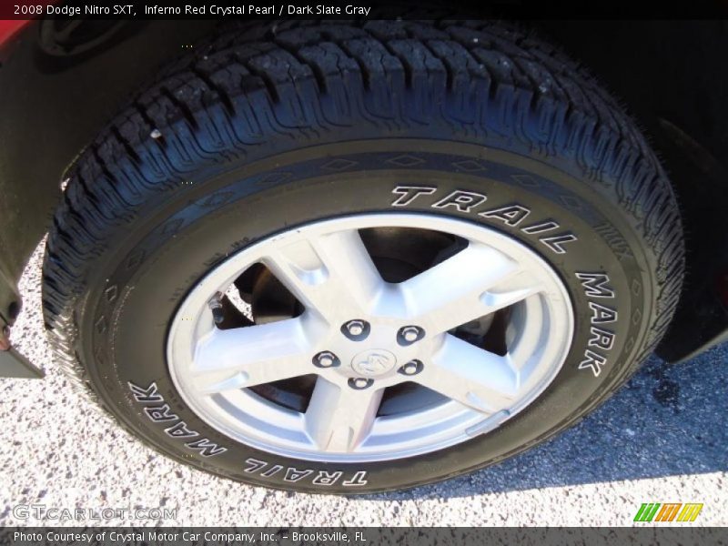 Inferno Red Crystal Pearl / Dark Slate Gray 2008 Dodge Nitro SXT