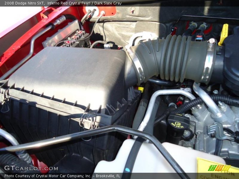 Inferno Red Crystal Pearl / Dark Slate Gray 2008 Dodge Nitro SXT