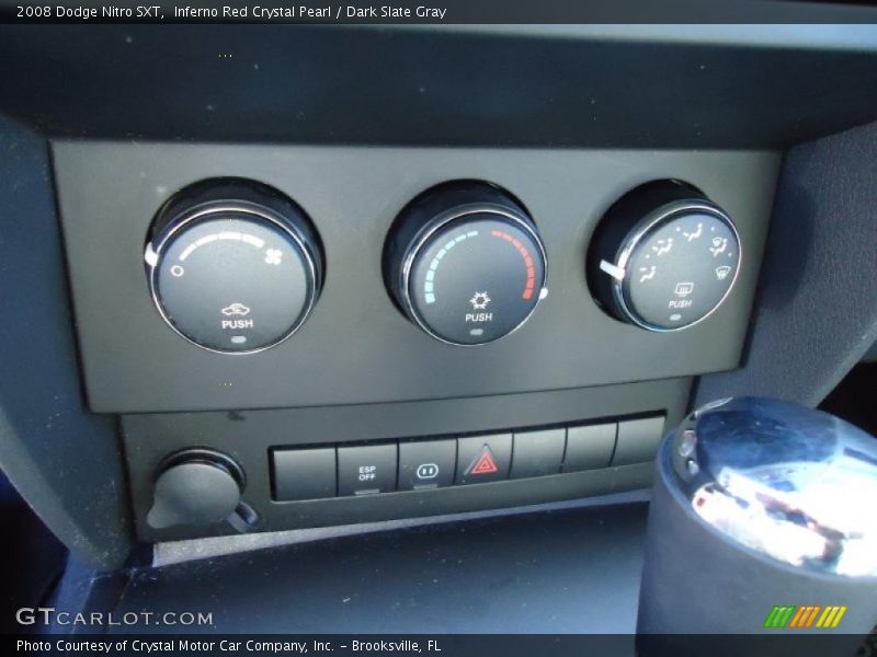 Inferno Red Crystal Pearl / Dark Slate Gray 2008 Dodge Nitro SXT