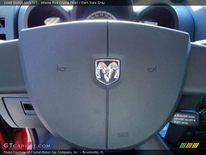 Inferno Red Crystal Pearl / Dark Slate Gray 2008 Dodge Nitro SXT