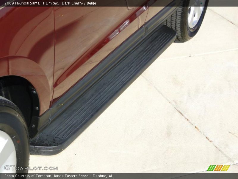 Dark Cherry / Beige 2009 Hyundai Santa Fe Limited