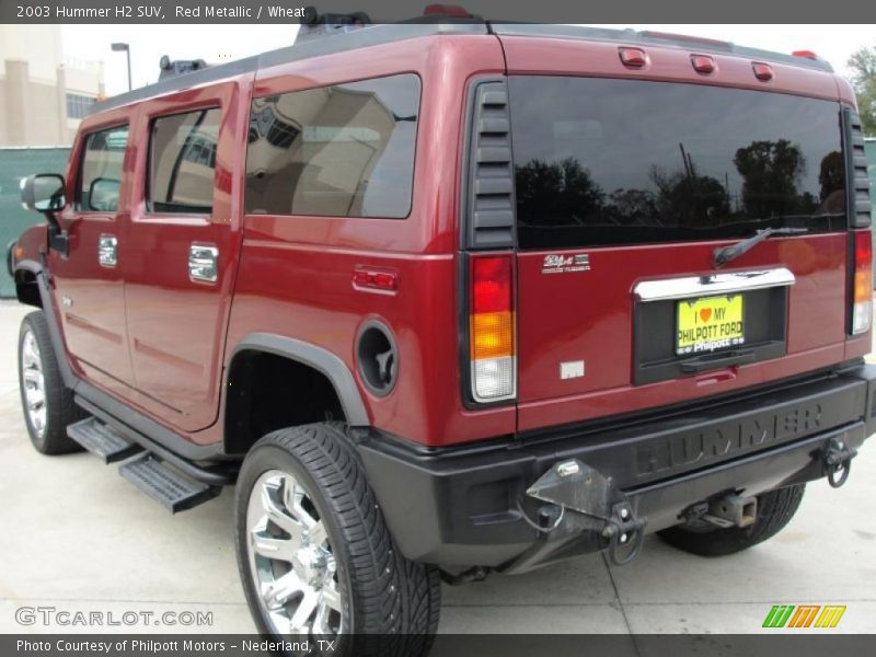 Red Metallic / Wheat 2003 Hummer H2 SUV