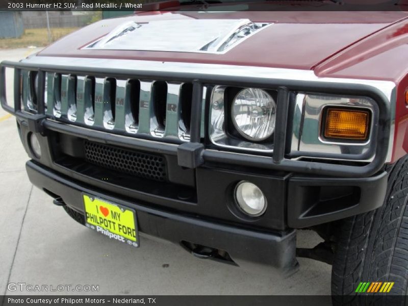 Red Metallic / Wheat 2003 Hummer H2 SUV