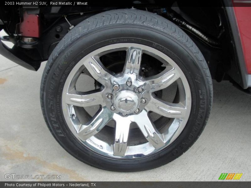 Red Metallic / Wheat 2003 Hummer H2 SUV