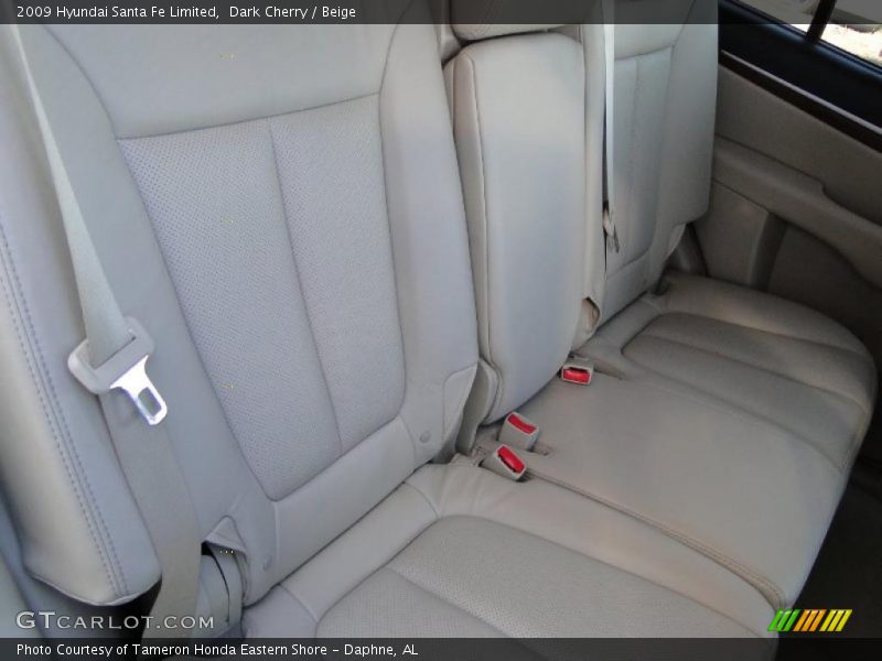 Dark Cherry / Beige 2009 Hyundai Santa Fe Limited