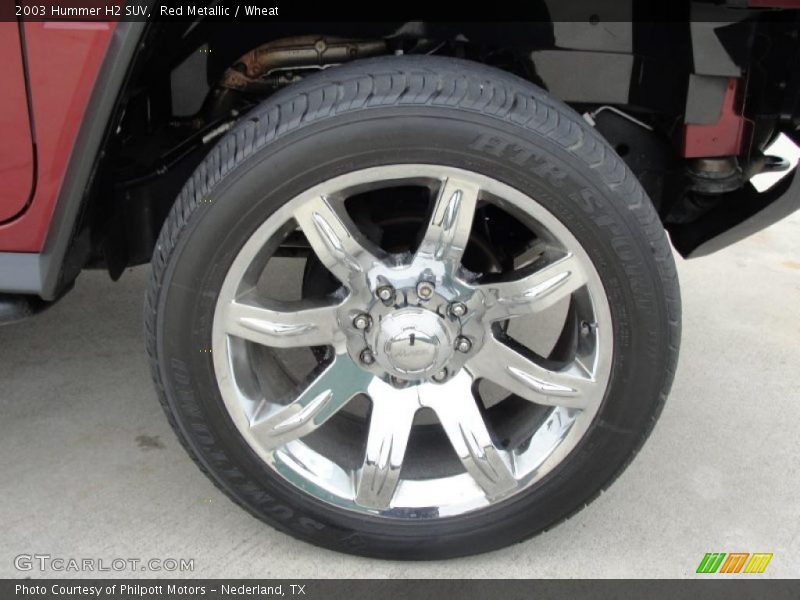 Red Metallic / Wheat 2003 Hummer H2 SUV