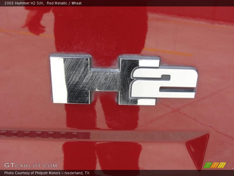 Red Metallic / Wheat 2003 Hummer H2 SUV